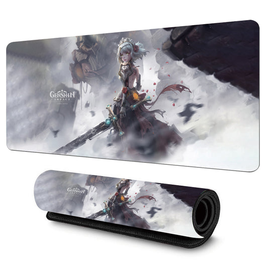 Epikus Kardos Harcosnő Anime Gaming Egérpad