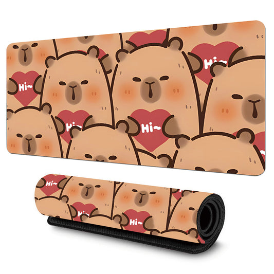 Kawaii Medvék Narancssárga Gaming Egérpad