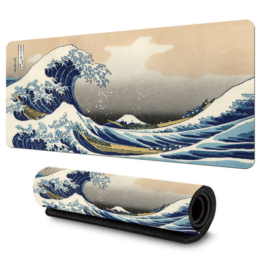 Nagy Hullám Hokusai Japán Művészet Gaming Egérpad