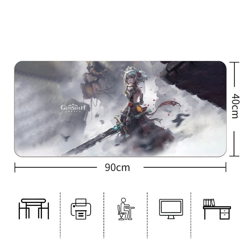 Epikus Kardos Harcosnő Anime Gaming Egérpad