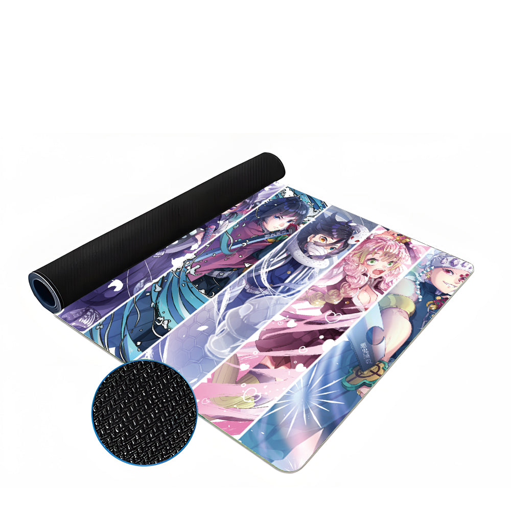 Anime Karakterek Kollázs Színes Gaming Egérpad