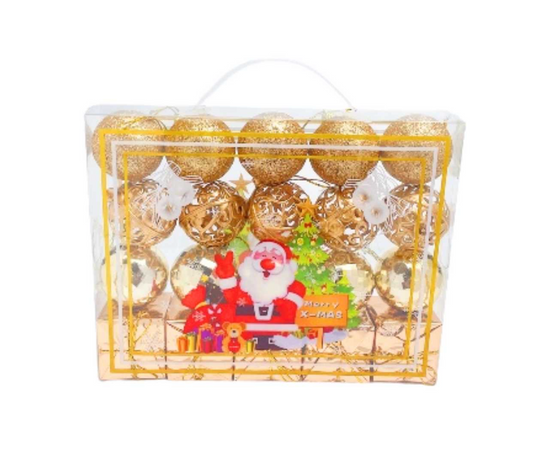 Arany Karácsonyi Gömb Szett – 20 db (5 cm)