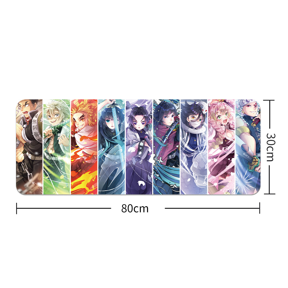 Anime Karakterek Kollázs Színes Gaming Egérpad